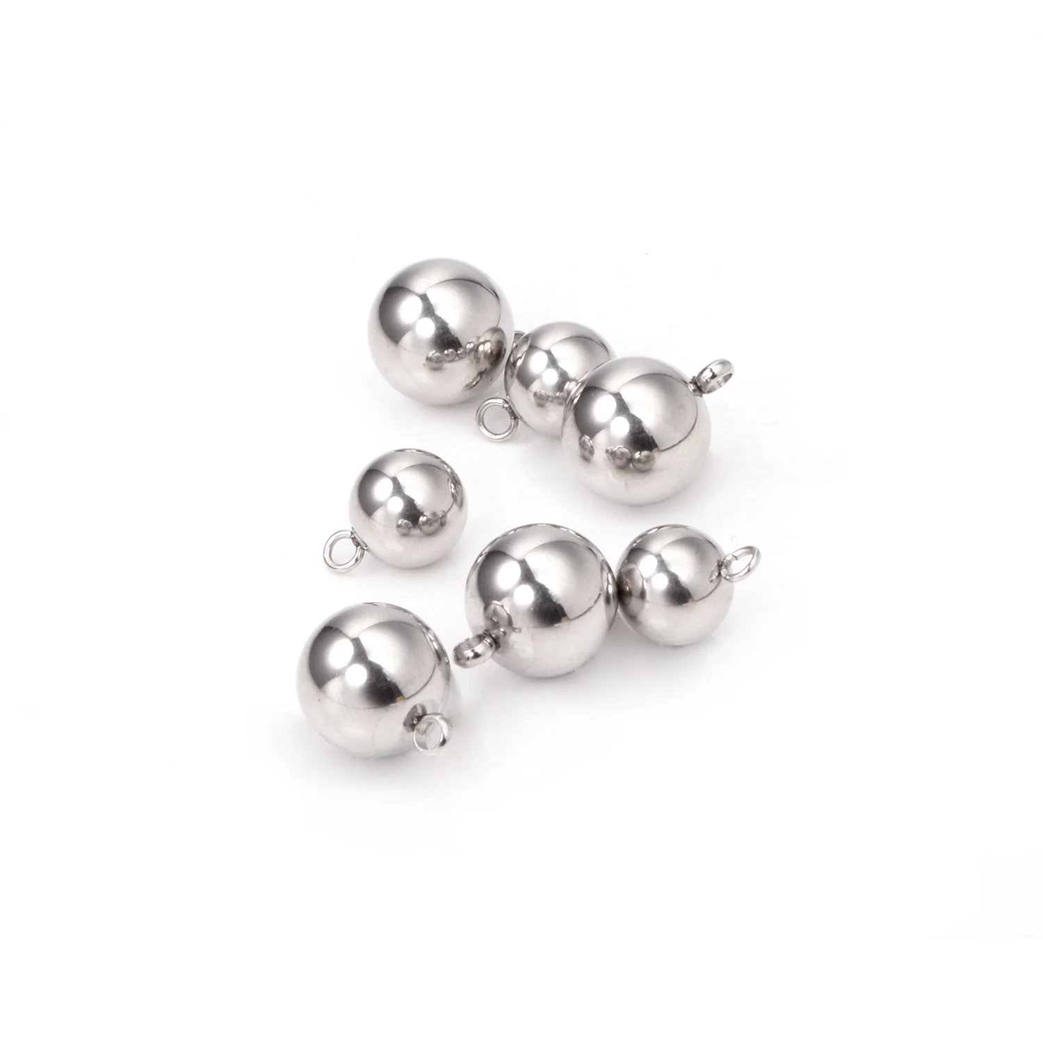 ASON 100Pcs 8mm 10mm Stainless Steel Sliver Color Spacer Beads Charm Loose Beads For Jewelry Diy Bracelets Beads Making
ASON 100Pcs 8mm 10mm Stainless Steel Sliver Color Spacer Beads Charm Loose Beads For Jewelry Diy Bracelets Beads Making
