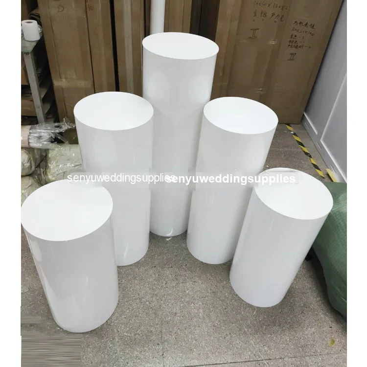New style Wedding Backdrop White Round Set Acrylic Plinth Pedestal Decoration senyu3334
New style Wedding Backdrop White Round Set Acrylic Plinth Pedestal Decoration senyu3334