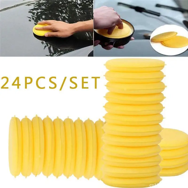 12/24PCS/Set Car Cleaning Sponge Pads Polishing Foam Waxing Wax Applicator Polish Washing Pad Car Washing Tool Car Accessories
12/24PCS/Set Car Cleaning Sponge Pads Polishing Foam Waxing Wax Applicator Polish Washing Pad Car Washing Tool Car Accessories