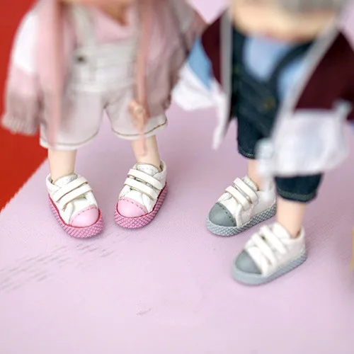 OB11 doll shoes fit in 1/12 clay GSC OB24 Blythes1/6 fashion new versatile casual rainbow canvas shoes in pink blue and yellow
OB11 doll shoes fit in 1/12 clay GSC OB24 Blythes1/6 fashion new versatile casual rainbow canvas shoes in pink blue and yellow
