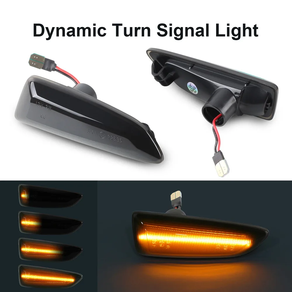 2X Dynamic LED Side Marker Turn Signal Light For Buick Regal Opel Astra J K Zafira Tourer C Grandland X Crossland X Insignia B
2X Dynamic LED Side Marker Turn Signal Light For Buick Regal Opel Astra J K Zafira Tourer C Grandland X Crossland X Insignia B