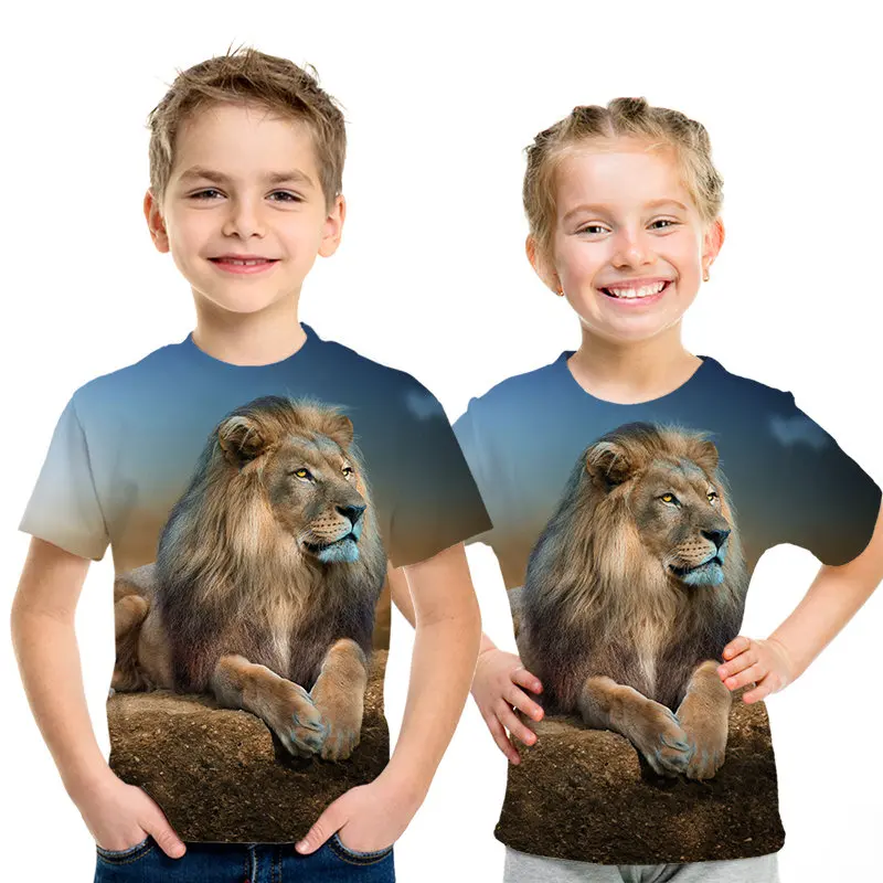 Summer Kids 3D T shirt Animal Lion Wolf Tiger Horse Cat Leopard Colorful Galaxy Fire Brand Design Boys Girls T-shirt Tshirt
Summer Kids 3D T shirt Animal Lion Wolf Tiger Horse Cat Leopard Colorful Galaxy Fire Brand Design Boys Girls T-shirt Tshirt