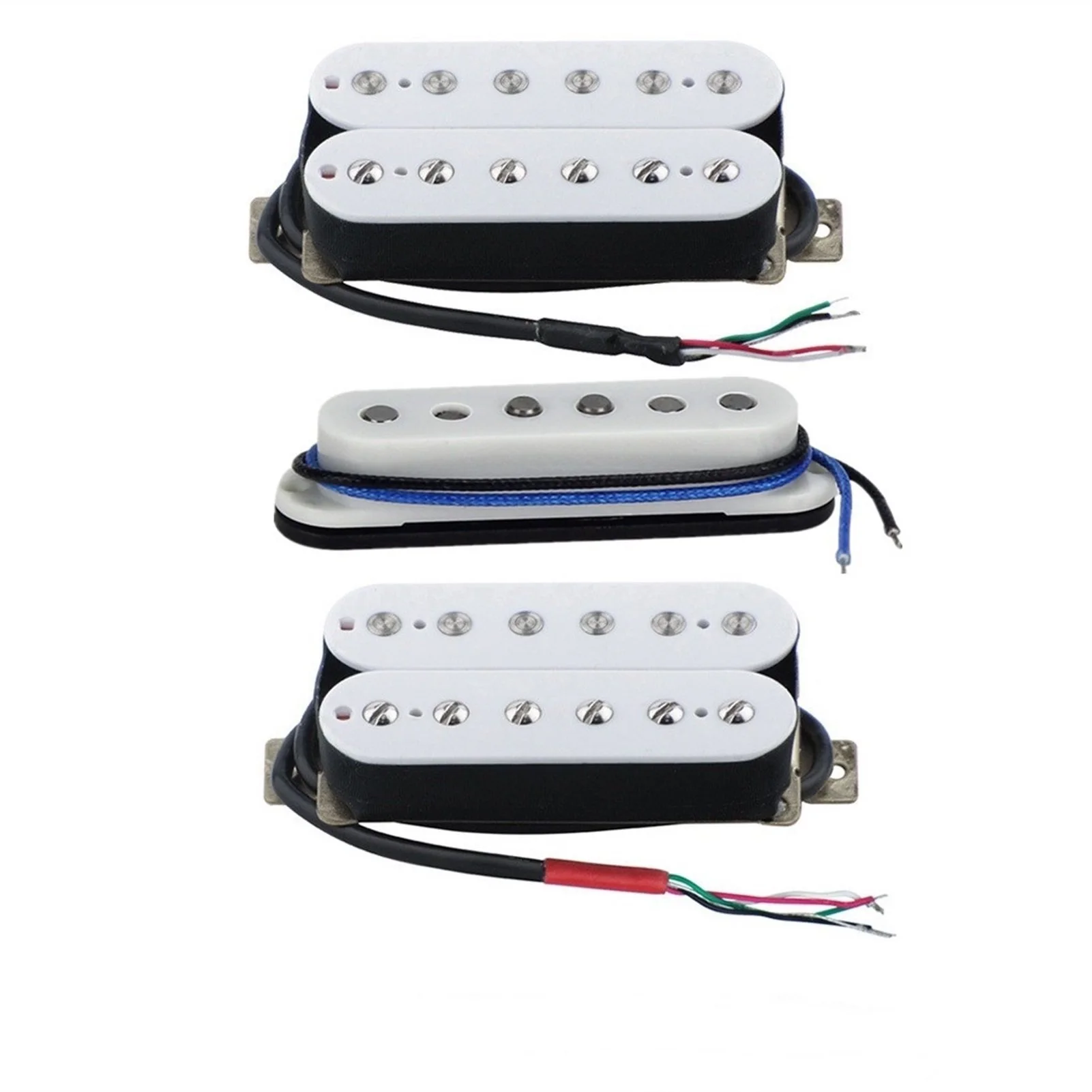 3pcs HSH Alnico 5 Pickup Set Double Coil Humbucker / Single Coil/ Humbucker Electric Guitar Pickups White
3pcs HSH Alnico 5 Pickup Set Double Coil Humbucker / Single Coil/ Humbucker Electric Guitar Pickups White