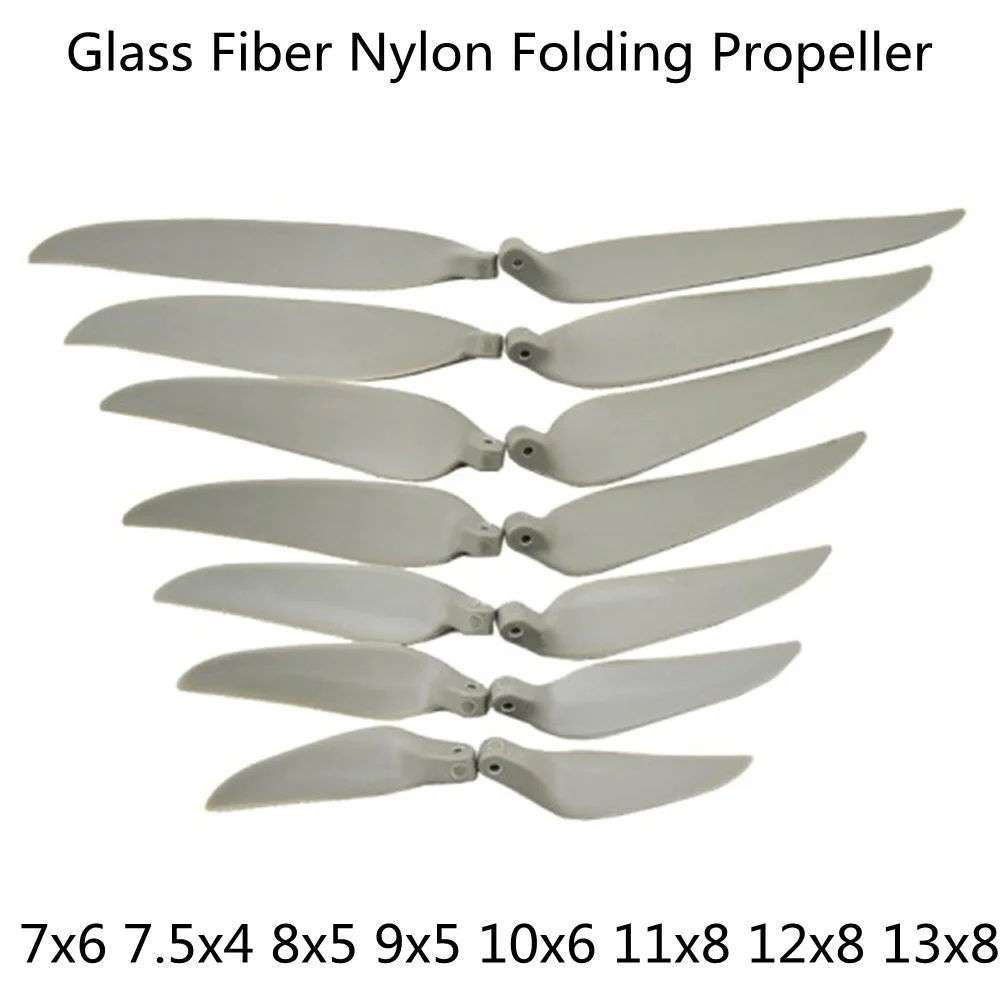 GEMFAN 7inch-13inch 7x6 7.5x4 8x5 9x5 10x6 11x8 12x8 13x8 Glass Fiber Nylon Folding Propeller For RC Fixed Wings Drone
GEMFAN 7inch-13inch 7x6 7.5x4 8x5 9x5 10x6 11x8 12x8 13x8 Glass Fiber Nylon Folding Propeller For RC Fixed Wings Drone