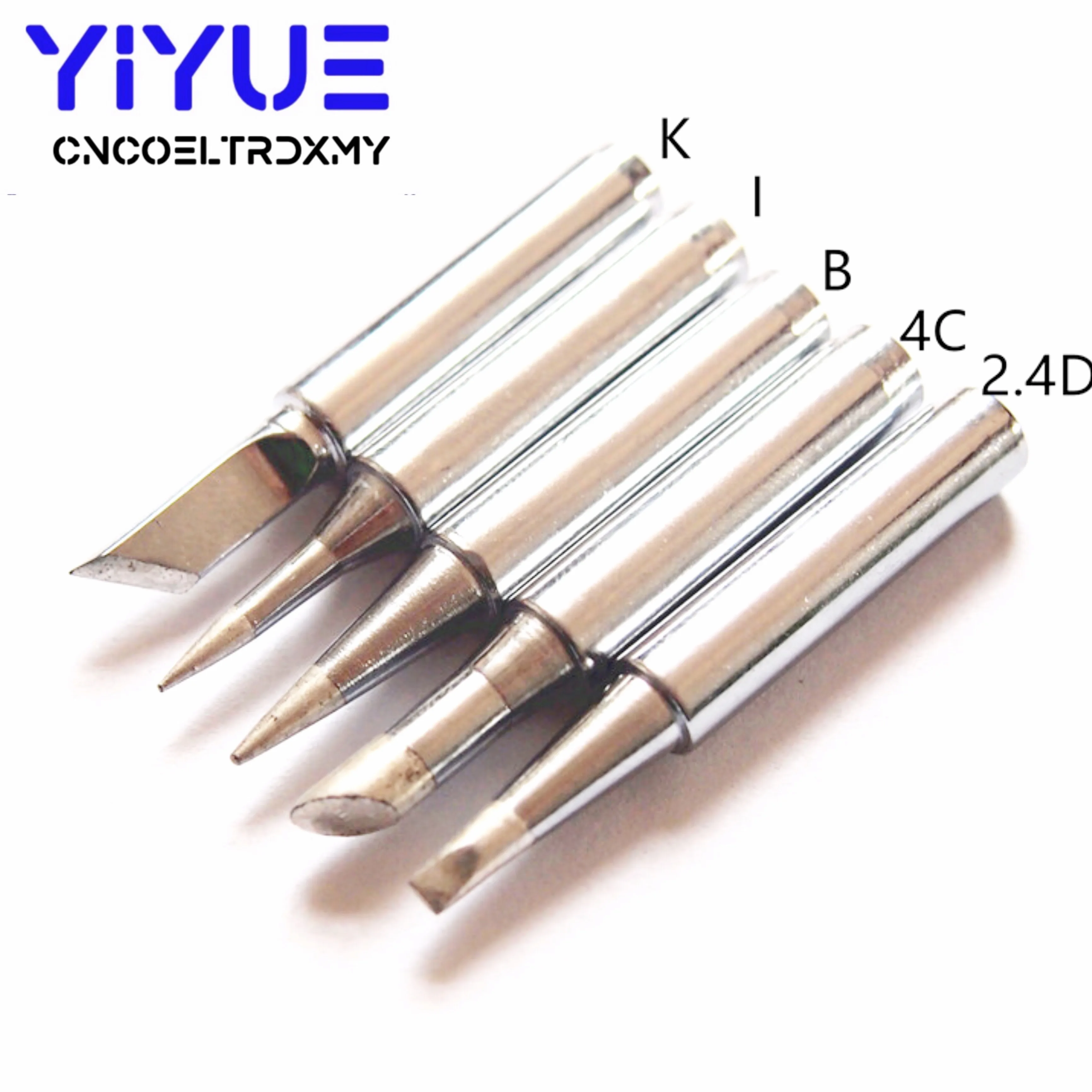 5Pcs Lead-free soldering iron Tip 900M-T Serise SolderTips Welding Head BGA Soldering Tools For 936 Soldering Station
5Pcs Lead-free soldering iron Tip 900M-T Serise SolderTips Welding Head BGA Soldering Tools For 936 Soldering Station