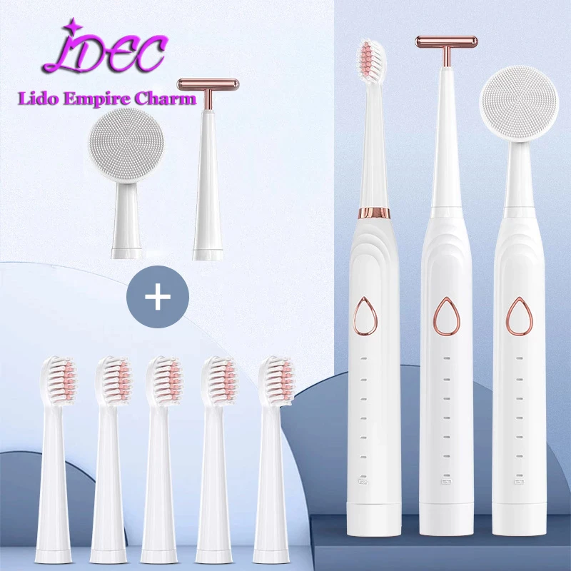 Sonic Electric Toothbrush USB Fast Charging Adult Waterproof Smart Toothbrush Ultrasonic Automatic Cleaning Toothbrush
Sonic Electric Toothbrush USB Fast Charging Adult Waterproof Smart Toothbrush Ultrasonic Automatic Cleaning Toothbrush