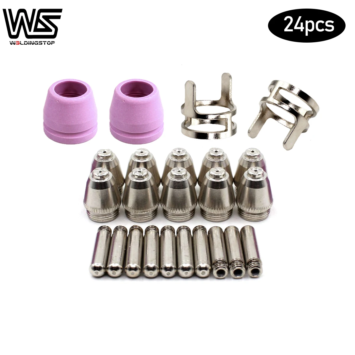 SG-55 AG-60 Electrode Nozzle for Plasma Cutting Cutter Torch Consumables WSD60 WSD60P SG55 AG60 PKG/24
SG-55 AG-60 Electrode Nozzle for Plasma Cutting Cutter Torch Consumables WSD60 WSD60P SG55 AG60 PKG/24