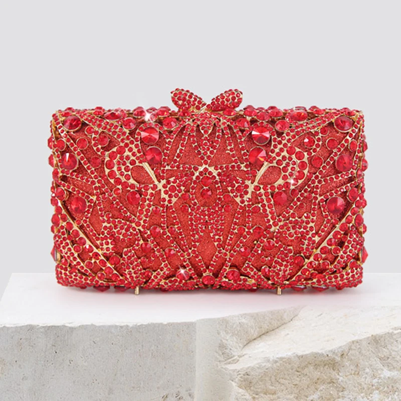 Red/Gold Rhinestone Diamond Wedding Party Clutches Bags For Girls Handbag High Quality Women’s Chain Mini Shoulder Minaudiere
Red/Gold Rhinestone Diamond Wedding Party Clutches Bags For Girls Handbag High Quality Women’s Chain Mini Shoulder Minaudiere