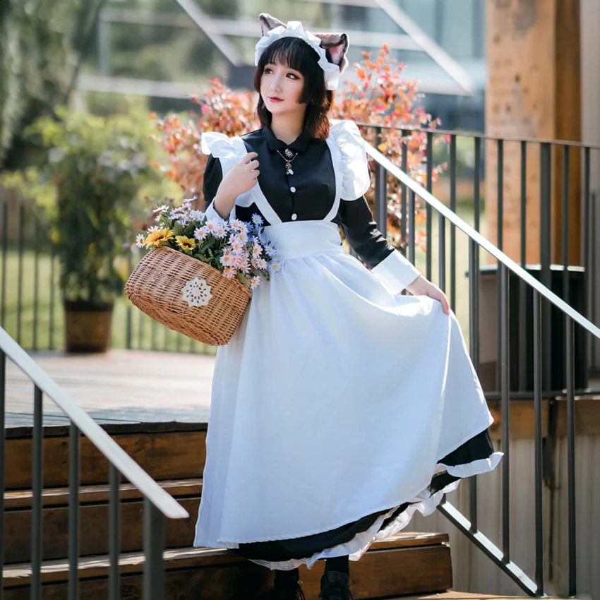 Japanese Anime Men Women Court Maid Wear Halloween Medieval Cosplay Costumes Party England Carnival Festival Retro Long Dress
Japanese Anime Men Women Court Maid Wear Halloween Medieval Cosplay Costumes Party England Carnival Festival Retro Long Dress
