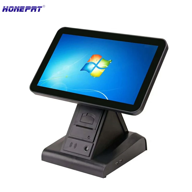 HSPOS 15 Inch Display POS Machine Cash Register All in One Terminal for Restaurant HS-B157
HSPOS 15 Inch Display POS Machine Cash Register All in One Terminal for Restaurant HS-B157