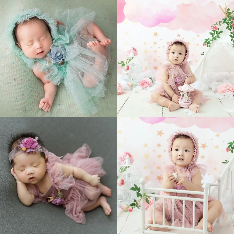 3Pcs/Set Baby Hat+Dress+Headwear Newborn Photography Photo Props Costume Outfits P31B
3Pcs/Set Baby Hat+Dress+Headwear Newborn Photography Photo Props Costume Outfits P31B