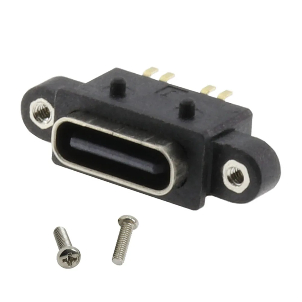 5-50PCS USB TYPE C 4Pin Waterproof Female Micro USB-C Jack Socket Port With Screw Power Charging Interface USB Connector
5-50PCS USB TYPE C 4Pin Waterproof Female Micro USB-C Jack Socket Port With Screw Power Charging Interface USB Connector