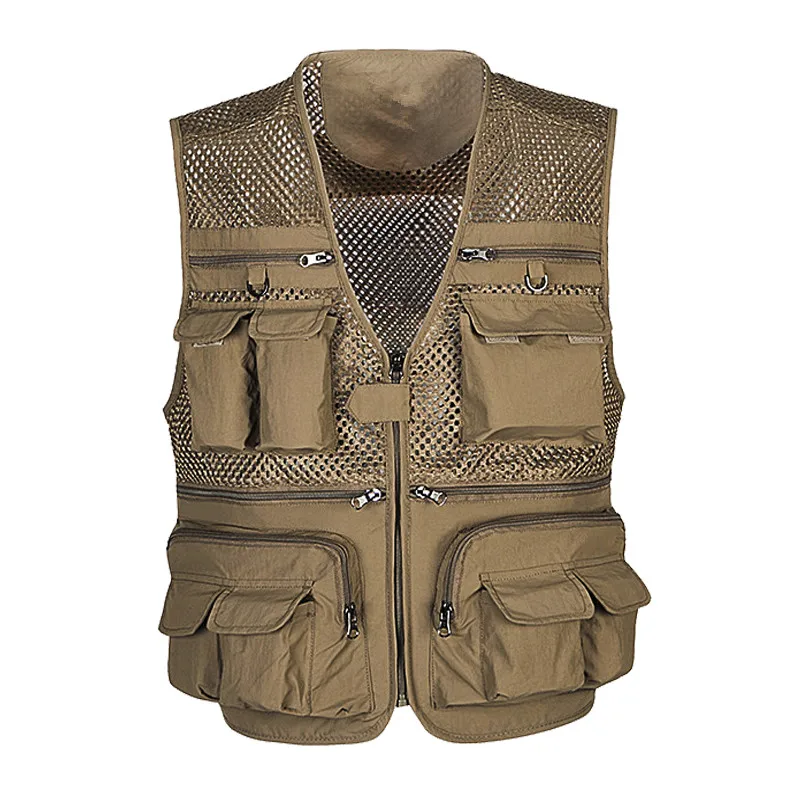 Men Tactical Vest Webbed Gear Coat Summer Photographer Waistcoat Male Tool Many Pocket Mesh Work Sleeveless Jacket Plus Size 5XL
Men Tactical Vest Webbed Gear Coat Summer Photographer Waistcoat Male Tool Many Pocket Mesh Work Sleeveless Jacket Plus Size 5XL