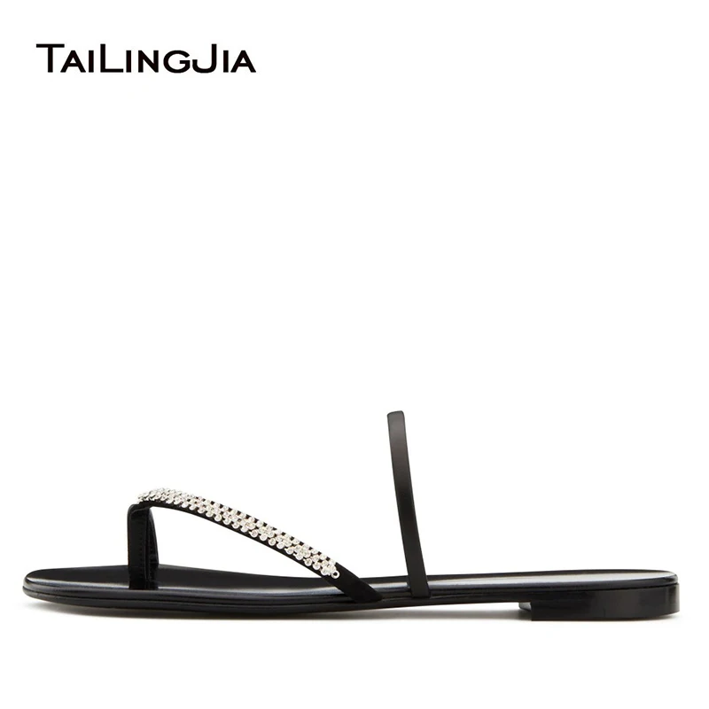 Flat Thong Sandals for Women Rhinestones Slippers Ladies Slides with Crystals 2021 Woman Summer Flats Strappy Shoes Large Size
Flat Thong Sandals for Women Rhinestones Slippers Ladies Slides with Crystals 2021 Woman Summer Flats Strappy Shoes Large Size