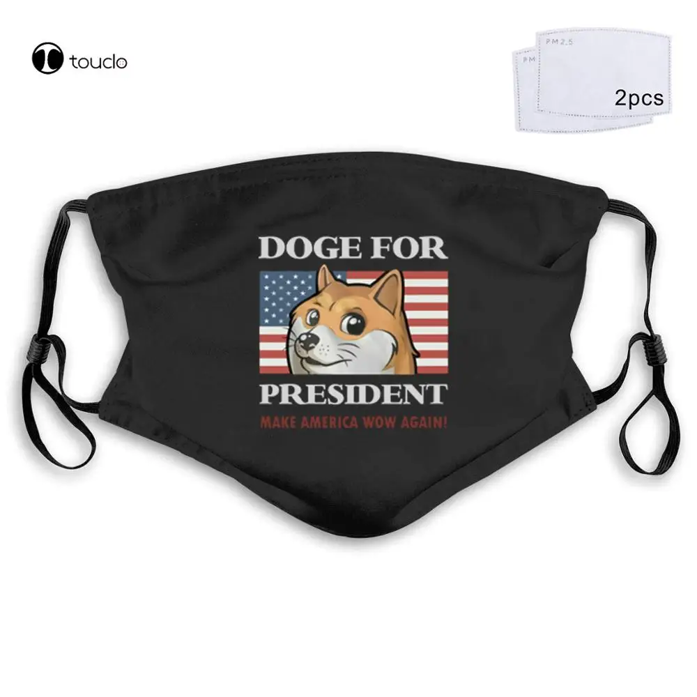 Doge For President American Black Made In USA S-6 Face Mask Filter Pocket Cloth Reusable Washable
Doge For President American Black Made In USA S-6 Face Mask Filter Pocket Cloth Reusable Washable