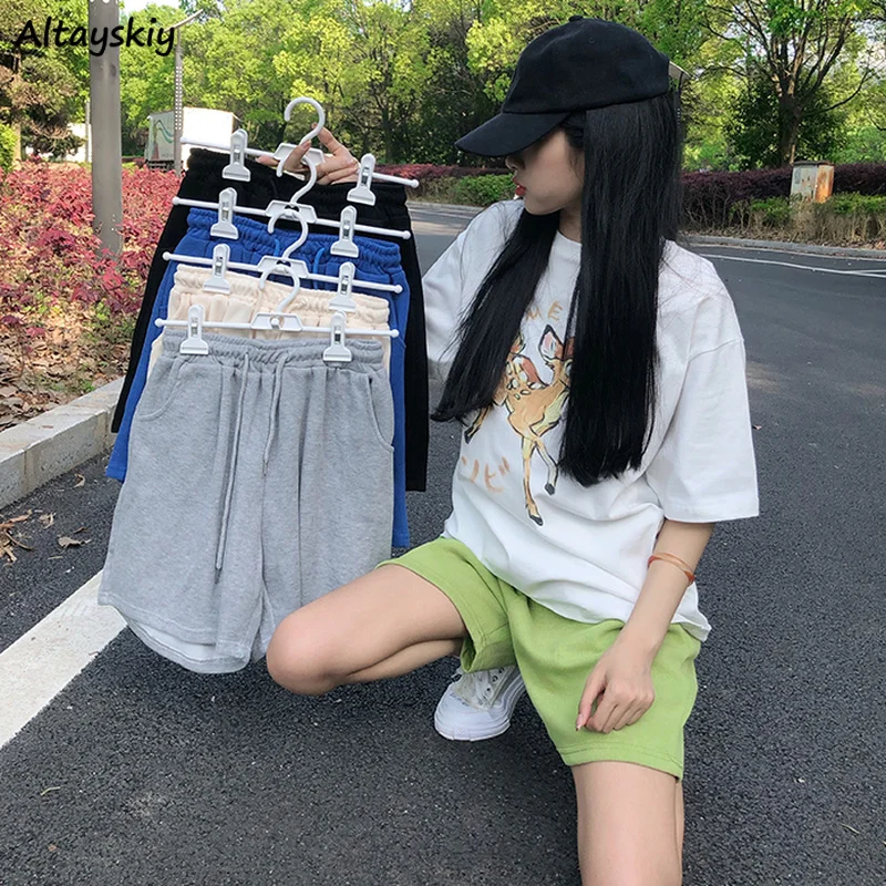 Shorts Women High Waist Loose-fit Drawstring Trousers Jogger Wide-leg Summer Leisure All-match Japanese Style Mujer Solid Bottom
Shorts Women High Waist Loose-fit Drawstring Trousers Jogger Wide-leg Summer Leisure All-match Japanese Style Mujer Solid Bottom
