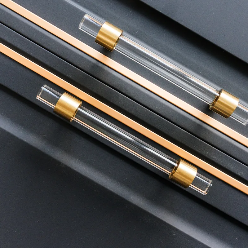 Acrylic + Brass Long Handle Modern Wardrobe Cabinet Door Handle Transparent Drawer Pulls T Bar Knobs Decor Furniture Hardware
Acrylic + Brass Long Handle Modern Wardrobe Cabinet Door Handle Transparent Drawer Pulls T Bar Knobs Decor Furniture Hardware