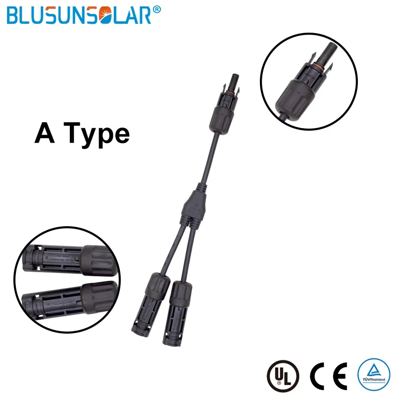 1 Pair Y Type Branch Solar Connector 2 to 1/ 3 to 1/ 4 to 1 Paralle Male And Female DIY Solar Kits System
1 Pair Y Type Branch Solar Connector 2 to 1/ 3 to 1/ 4 to 1 Paralle Male And Female DIY Solar Kits System
