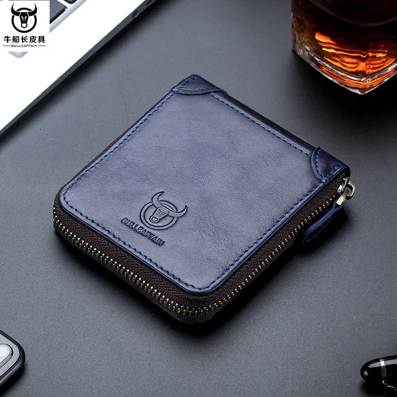 Men's Purse Men's Leather Wallet Retro Simple Zipper Card Bag Short Coin Purse Card Holder
Men's Purse Men's Leather Wallet Retro Simple Zipper Card Bag Short Coin Purse Card Holder