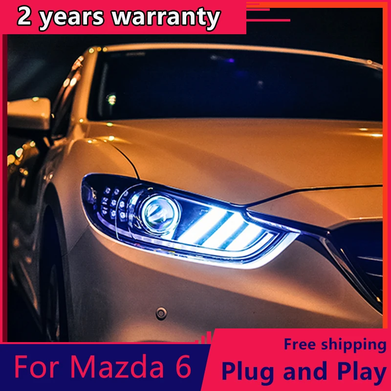 Фара для Mazda 6, новинка 2015 года, светодиодная фара Mazda6 Atenza, оригинальная светодиодная фара DRL с биксеноновой линзой дальнего ближнего света, парковочная фара для Mazda 6
Фара для Mazda 6, новинка 2015 года, светодиодная фара Mazda6 Atenza, оригинальная светодиодная фара DRL с биксеноновой линзой дальнего ближнего света, парковочная фара для Mazda 6