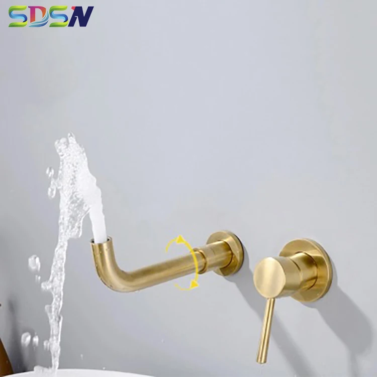 Bathroom Sink Water-mixer Space-saving Hidden Bath Basin Faucet Gold Bath Sink-mixer Inwall Mounted Bathroom/hotel Sink-mixer
Bathroom Sink Water-mixer Space-saving Hidden Bath Basin Faucet Gold Bath Sink-mixer Inwall Mounted Bathroom/hotel Sink-mixer