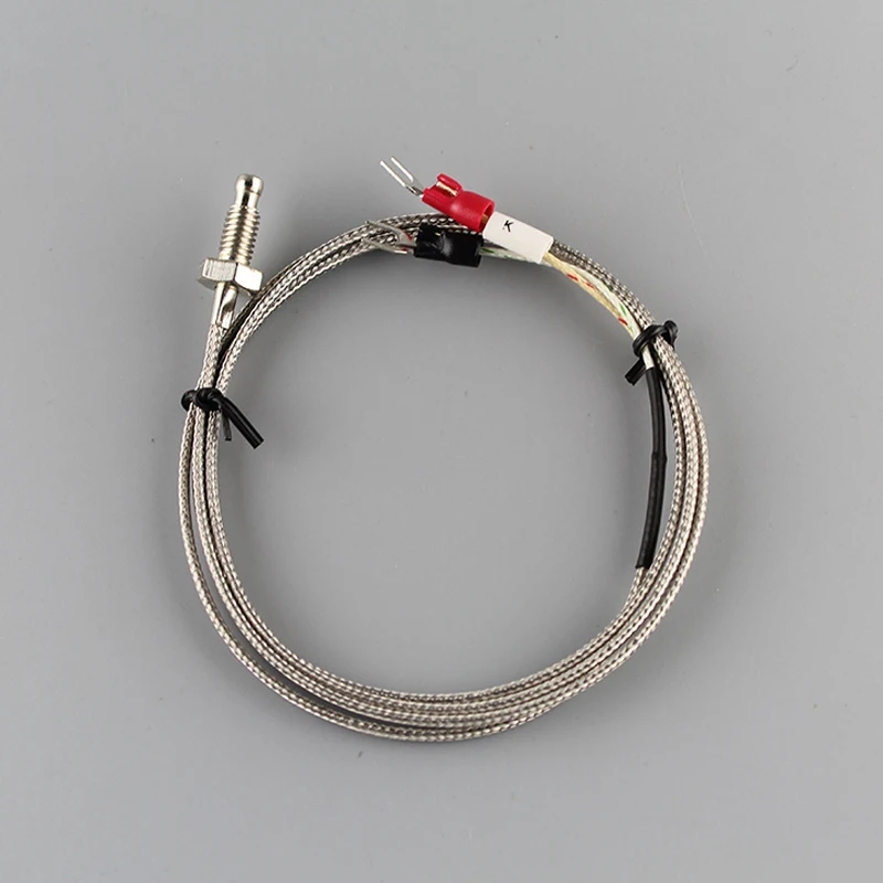 K type temperature sensor 0-400 celsius M6 Type K themocouple with 15m wire temperature wire
K type temperature sensor 0-400 celsius M6 Type K themocouple with 15m wire temperature wire