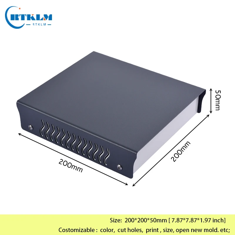 Iron amplifier housing metal case DIY desktop case iron electronic project box Iron junction box 200*200*50mm
Iron amplifier housing metal case DIY desktop case iron electronic project box Iron junction box 200*200*50mm