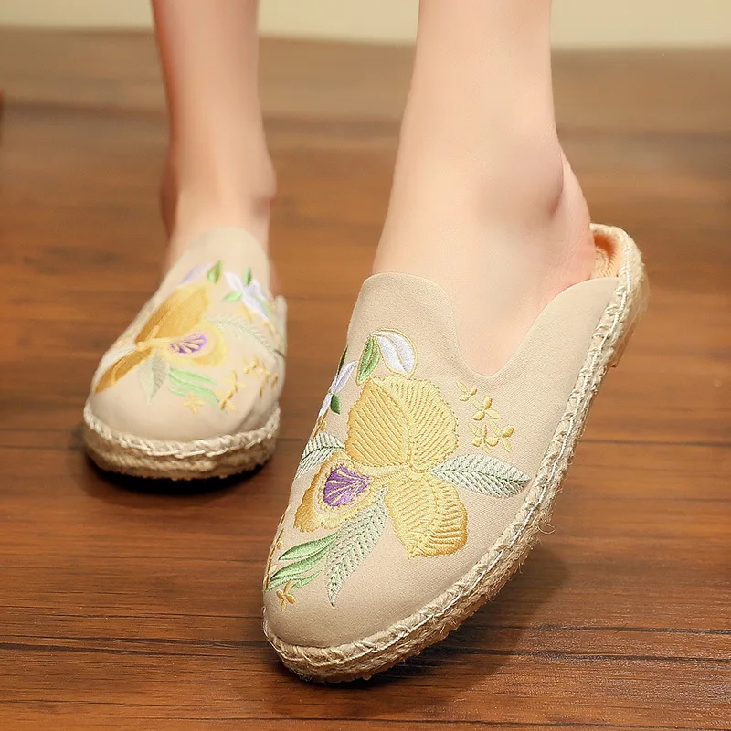 Women Sneakers 2021 Women Casual Shoes Fashion embroidery Summer Shoes For Woman Breathable Hemp Flats Half slippers Women Shoes
Women Sneakers 2021 Women Casual Shoes Fashion embroidery Summer Shoes For Woman Breathable Hemp Flats Half slippers Women Shoes