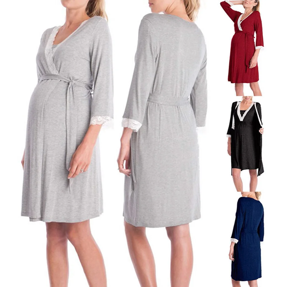 Women Lace Breastfeeding Dress Maternity Home Dresses for Pregnant Summer Sleeveless Nursing Clothes Maternity Night-Rob Dress
Women Lace Breastfeeding Dress Maternity Home Dresses for Pregnant Summer Sleeveless Nursing Clothes Maternity Night-Rob Dress