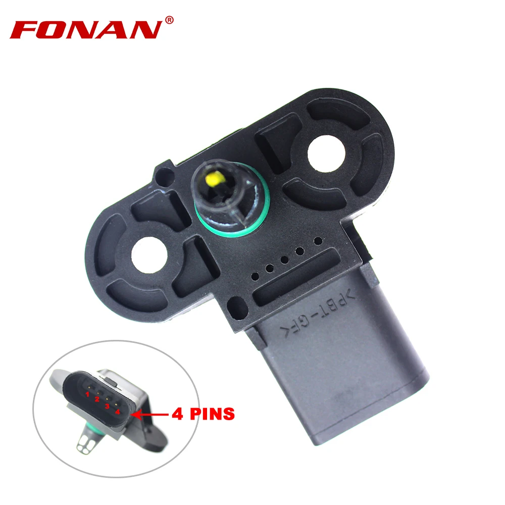 Intake Air Pressure Sensor Map For VW Fox 2 1.0 1.6 Golf Jetta Polo Touareg Passat 03C906051 03C906051F 0261230235 0261230234
Intake Air Pressure Sensor Map For VW Fox 2 1.0 1.6 Golf Jetta Polo Touareg Passat 03C906051 03C906051F 0261230235 0261230234