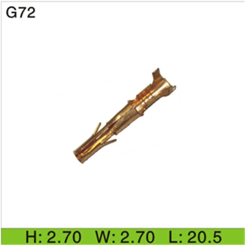 Free shipping 1000pcs Car Electronics & Motorcycle Accessories & Parts G72 female terminal connector
Free shipping 1000pcs Car Electronics & Motorcycle Accessories & Parts G72 female terminal connector