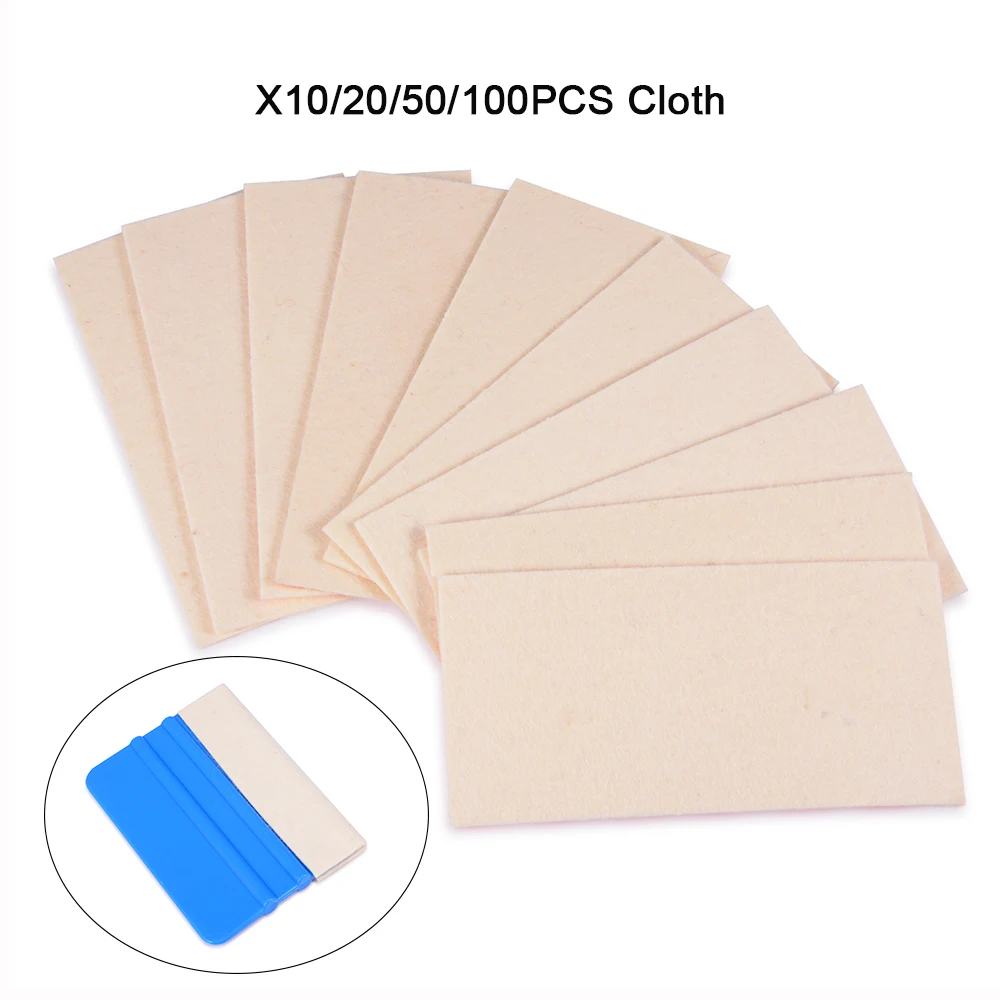 EHDIS 10/20/50/100pcs Spare Wool Felt for 4" Car Vinyl Wrapping Squeegees Window Film Tint Scraper Edge Protective Cloth Tools
EHDIS 10/20/50/100pcs Spare Wool Felt for 4" Car Vinyl Wrapping Squeegees Window Film Tint Scraper Edge Protective Cloth Tools