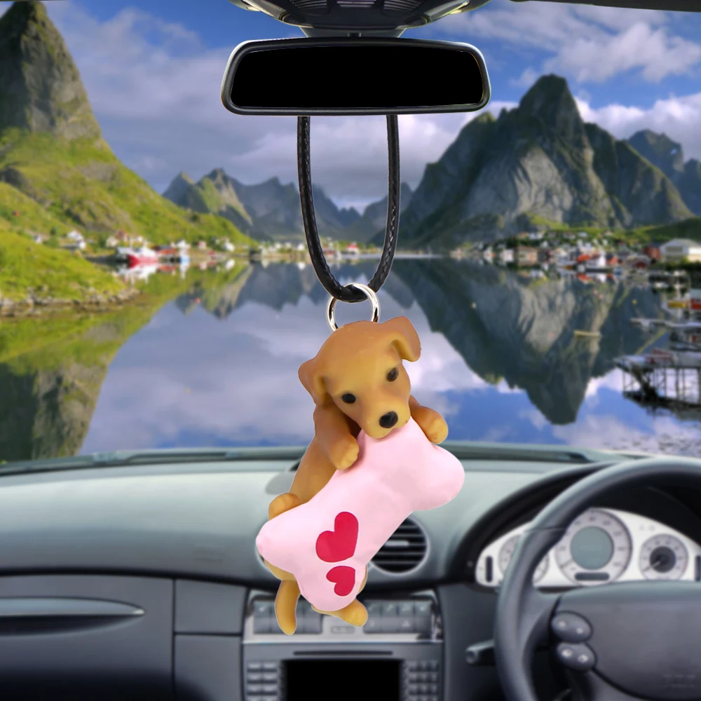 Car Pendant Cute Bone Dog Rearview Mirror Decoration Hanging Charm Ornaments Automobiles Interior Cars Accessories Holiday Gifts
Car Pendant Cute Bone Dog Rearview Mirror Decoration Hanging Charm Ornaments Automobiles Interior Cars Accessories Holiday Gifts