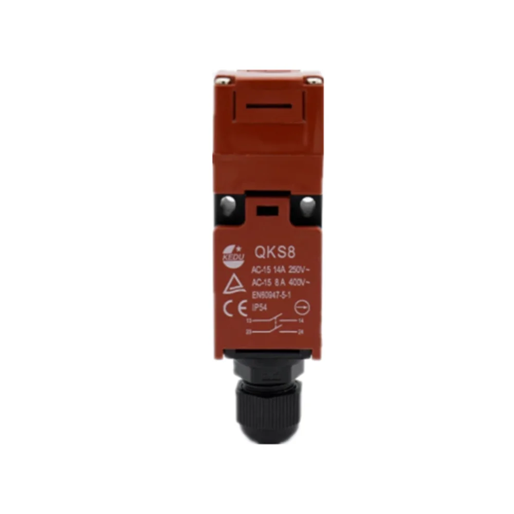 QKS8 IP54 AC-15 250VAC 14A High Efficient Long Life Security Safety Interlock Switches
QKS8 IP54 AC-15 250VAC 14A High Efficient Long Life Security Safety Interlock Switches