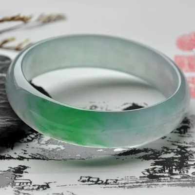 Natural Burmese Jadeite Light Green Flower 54-64mm Bracelet Elegant Princess Jewelry, Best Gift for Mother and Girlfriend
Natural Burmese Jadeite Light Green Flower 54-64mm Bracelet Elegant Princess Jewelry, Best Gift for Mother and Girlfriend