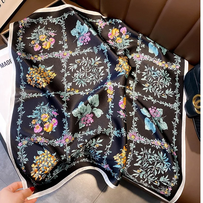 Floral 100% Silk Bandana Scarf Women Fashion Elegant Silk Neckerchief Wraps Foulard 27"x27“
Floral 100% Silk Bandana Scarf Women Fashion Elegant Silk Neckerchief Wraps Foulard 27"x27“