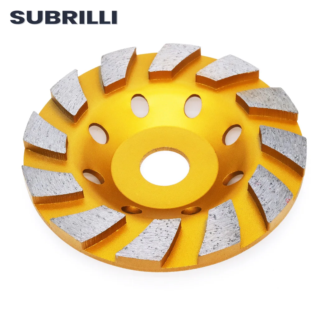 SUBRILLI Diamond Grinding Wheel 125mm Diamond Disc Grinder For Concrete Stone Abrasive Hand Tool 5inch Sanding Block
SUBRILLI Diamond Grinding Wheel 125mm Diamond Disc Grinder For Concrete Stone Abrasive Hand Tool 5inch Sanding Block