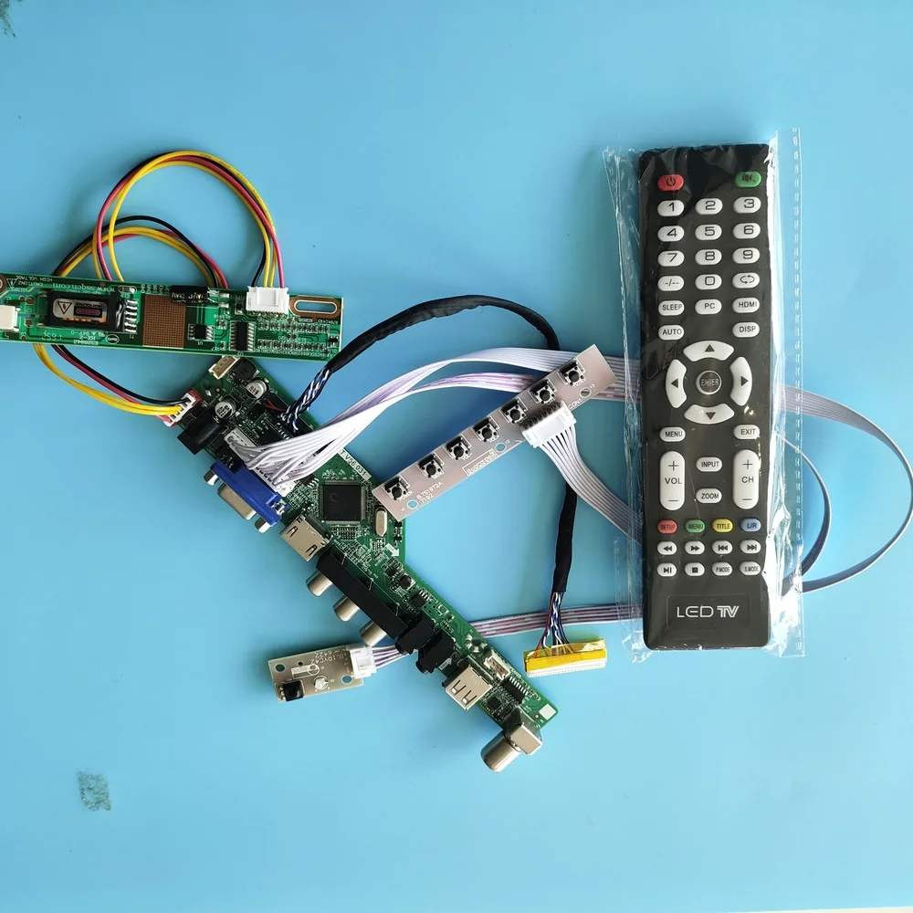 Комплект для LTN156AT01 1366x76 8 экран плата контроллера AV LVDS Audio USB светодиодный TV HDMI VGA монитор панель ЖК-дисплей 15,6"
Комплект для LTN156AT01 1366x76 8 экран плата контроллера AV LVDS Audio USB светодиодный TV HDMI VGA монитор панель ЖК-дисплей 15,6"
