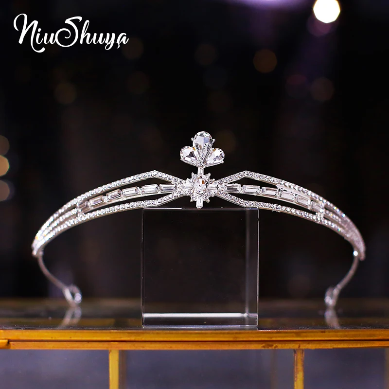 NiuShuya Luxury Sparkling Wedding Bridal Crystal Tiara Crown Princess Pageant Prom Rhinestone Headband Wedding Hair Accessories
NiuShuya Luxury Sparkling Wedding Bridal Crystal Tiara Crown Princess Pageant Prom Rhinestone Headband Wedding Hair Accessories