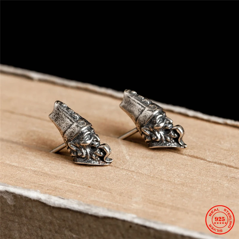 MKENDN Real 925 Sterling Silver Black & white Impermanence Skull Stud Earring Gothic Style Punk Men Women Dark Style Ear Jewelry
MKENDN Real 925 Sterling Silver Black & white Impermanence Skull Stud Earring Gothic Style Punk Men Women Dark Style Ear Jewelry