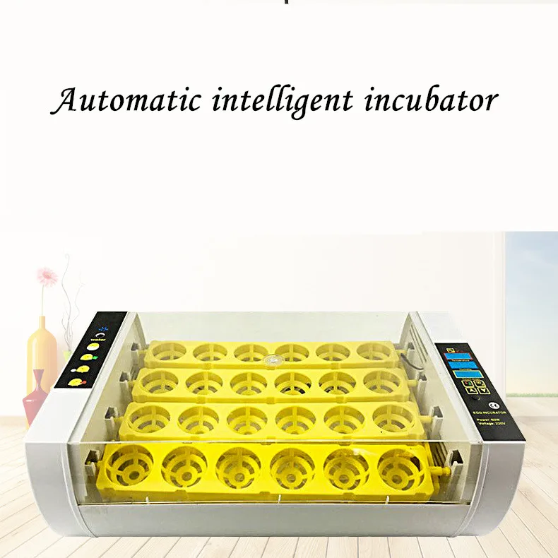 Automatic intelligent incubator 24 chick incubator quail small incubator pigeon egg incubator
Automatic intelligent incubator 24 chick incubator quail small incubator pigeon egg incubator