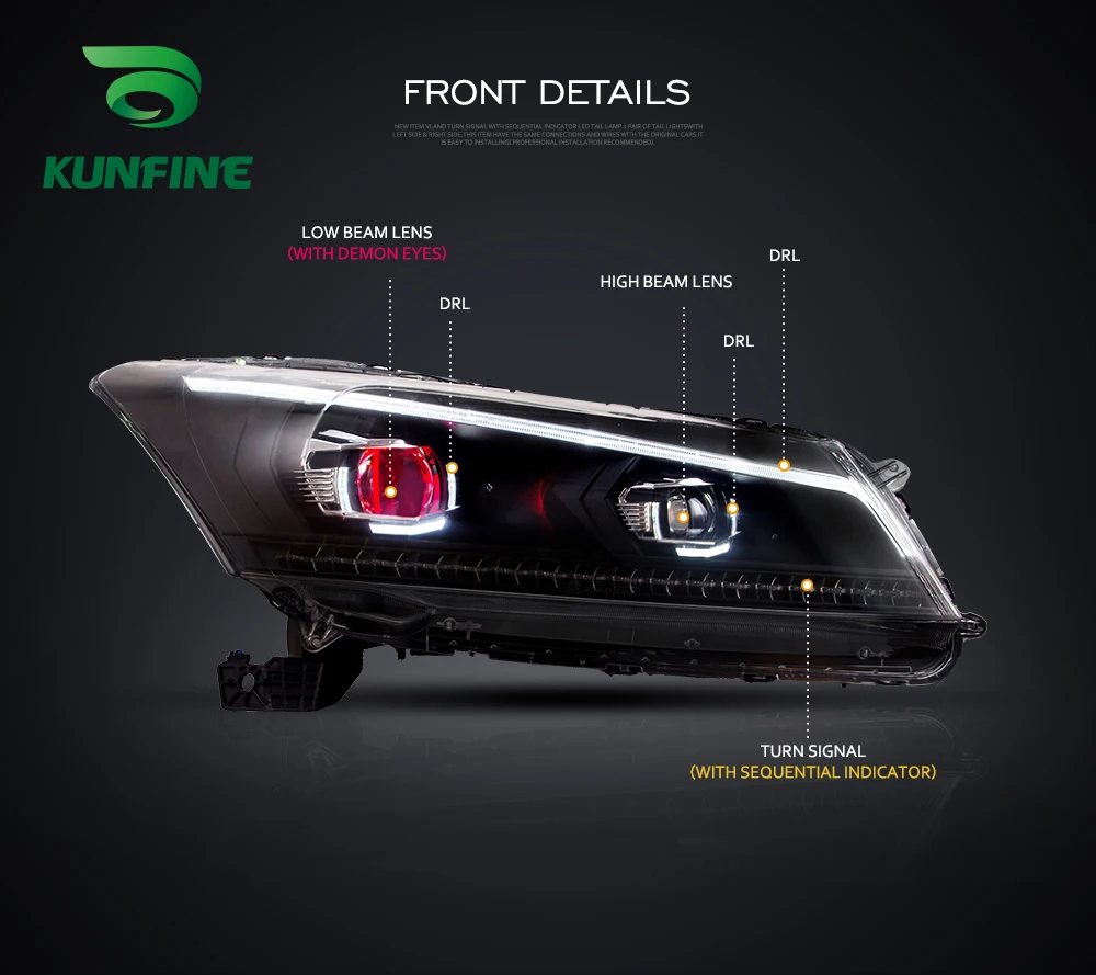 2x Car Headlight Assembly For HONDA ACCORD 2008 LED Dynamic Turning Signals Plug and Play Head Lamp DRL Headlights
2x Car Headlight Assembly For HONDA ACCORD 2008 LED Dynamic Turning Signals Plug and Play Head Lamp DRL Headlights