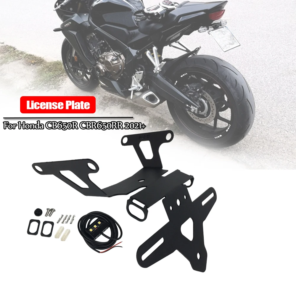 Motorcycle License Plate Holder Tail Light Bracket Tidy Fender Eliminator for 2021 2022 2023 Honda CB650R CBR650 CBR 650R Parts
Motorcycle License Plate Holder Tail Light Bracket Tidy Fender Eliminator for 2021 2022 2023 Honda CB650R CBR650 CBR 650R Parts