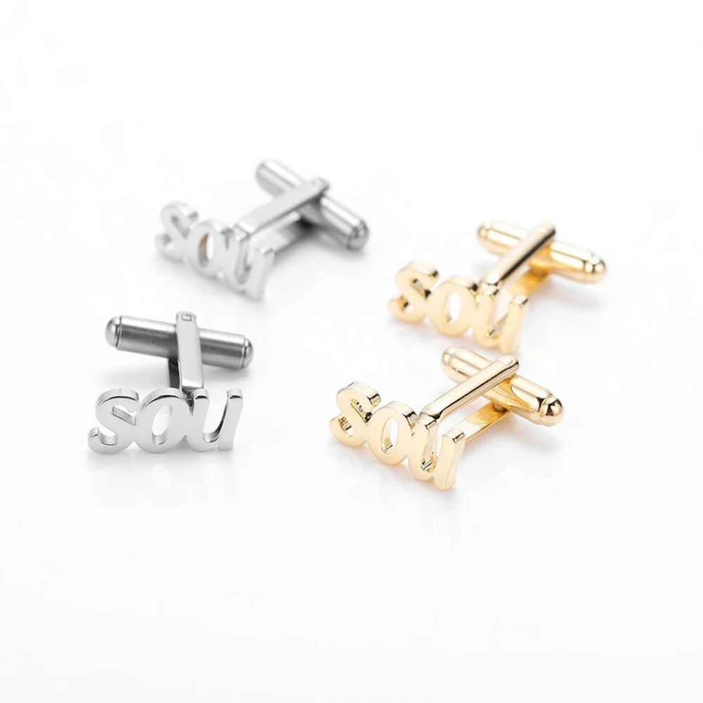 Fils Personalized Man Cufflinks Custom Name Letter Stainless Steel Shirt Cufflinks Exquisite Jewelry For Wedding Best Man
Fils Personalized Man Cufflinks Custom Name Letter Stainless Steel Shirt Cufflinks Exquisite Jewelry For Wedding Best Man