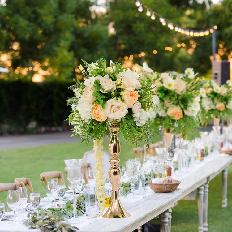 Sale by bulk gold plated wedding flower stand table top chandelier centerpieces for wedding decorations 58cm 40cm
Sale by bulk gold plated wedding flower stand table top chandelier centerpieces for wedding decorations 58cm 40cm