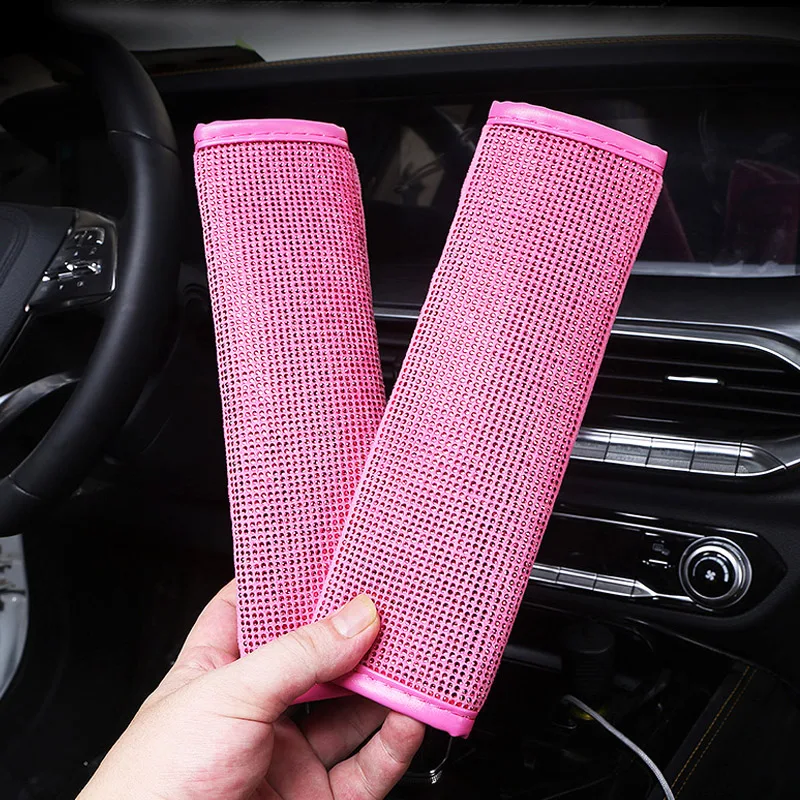 CDCOTN Crystal Diamond Pink Car Seat Belt Covers Shoulder Pads Protec Cushion Safety Belts Universal Auto Interior Accessories
CDCOTN Crystal Diamond Pink Car Seat Belt Covers Shoulder Pads Protec Cushion Safety Belts Universal Auto Interior Accessories