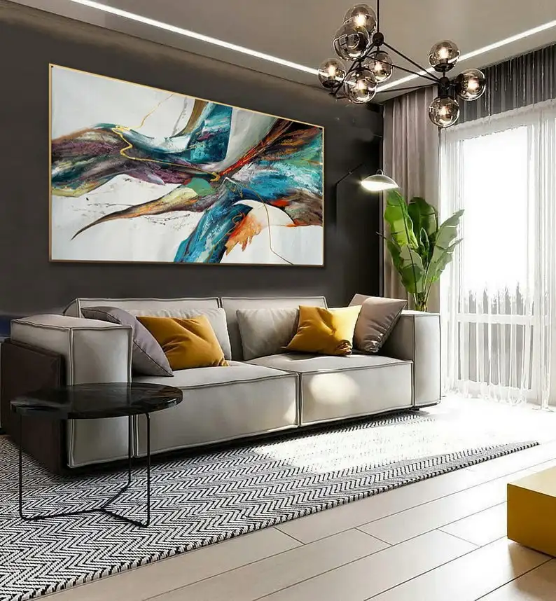 Abstract Painting Extra Large Canvas Wall Art Oversize Acrylic Painting Canvas Colorful Abstract Wall Art Painting Blue White
Abstract Painting Extra Large Canvas Wall Art Oversize Acrylic Painting Canvas Colorful Abstract Wall Art Painting Blue White