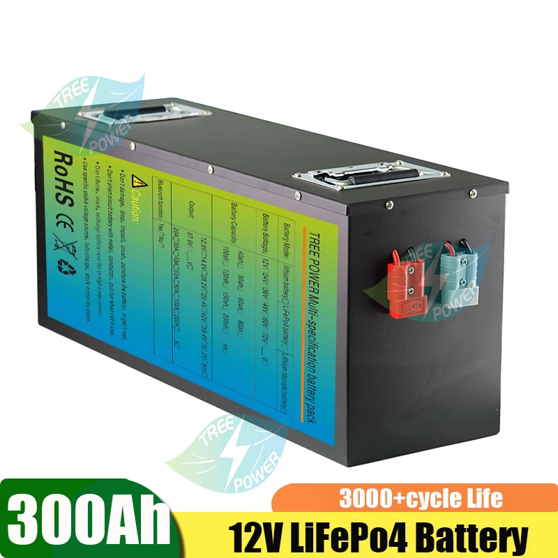 Factory 12V Battery Pack Lifepo4 300Ah Lithium Battery with BMS For RV/Yacht/Marine/Solar/Golf Cart
Factory 12V Battery Pack Lifepo4 300Ah Lithium Battery with BMS For RV/Yacht/Marine/Solar/Golf Cart