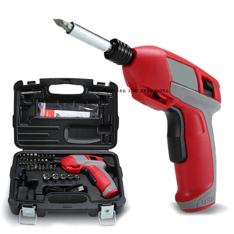 4.2V Multi Function Handheld Cordless Mini Electric Screwdriver Tool Sets Drill Fast Charge Lithium Battery Power Screw Drivers
4.2V Multi Function Handheld Cordless Mini Electric Screwdriver Tool Sets Drill Fast Charge Lithium Battery Power Screw Drivers