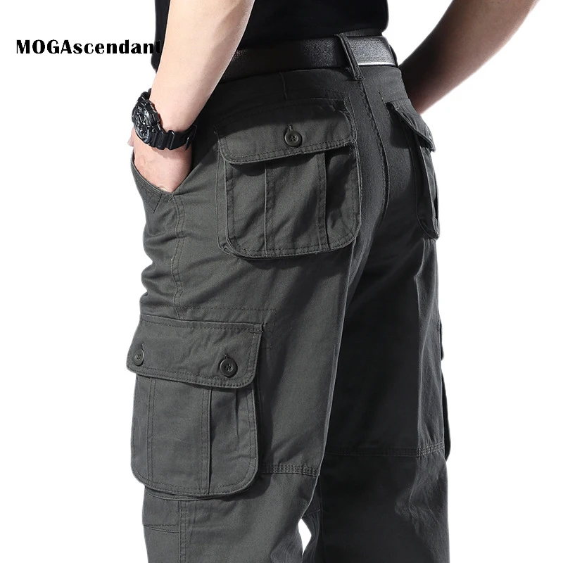 Men's Casual Cargo Pants Military Tactical Workout Straight Cotton Long Trousers Outwear Outdoor Casual Multi Pocket Baggy Pants
Men's Casual Cargo Pants Military Tactical Workout Straight Cotton Long Trousers Outwear Outdoor Casual Multi Pocket Baggy Pants